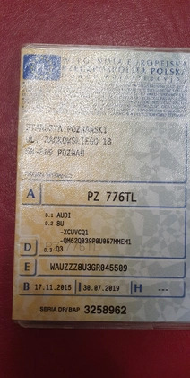 Audi Q3 cena 69999 przebieg: 172000, rok produkcji 2015 z Zakliczyn małe 67